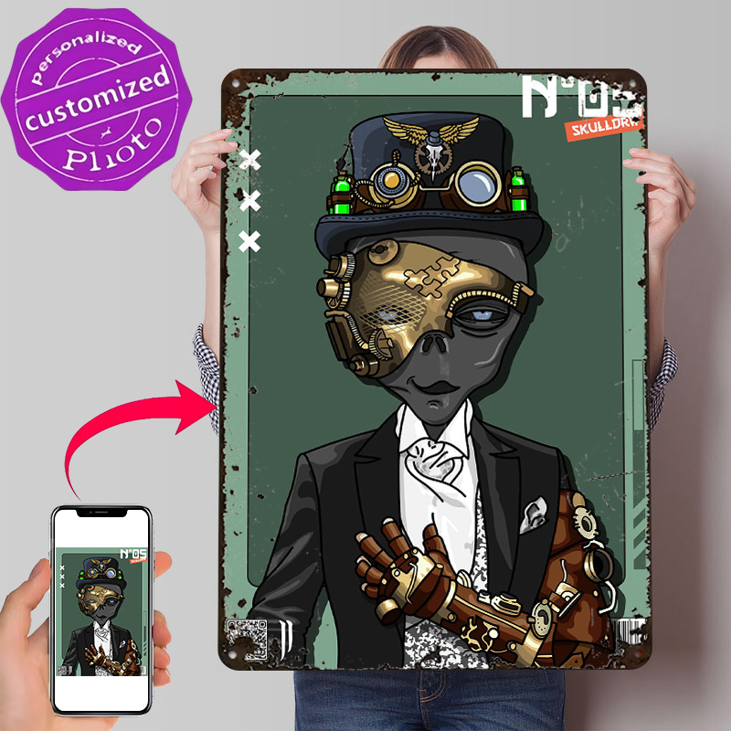 Retro Gaming Gifts For Men - Poster Proyek ALIEN N05 Retro 3D