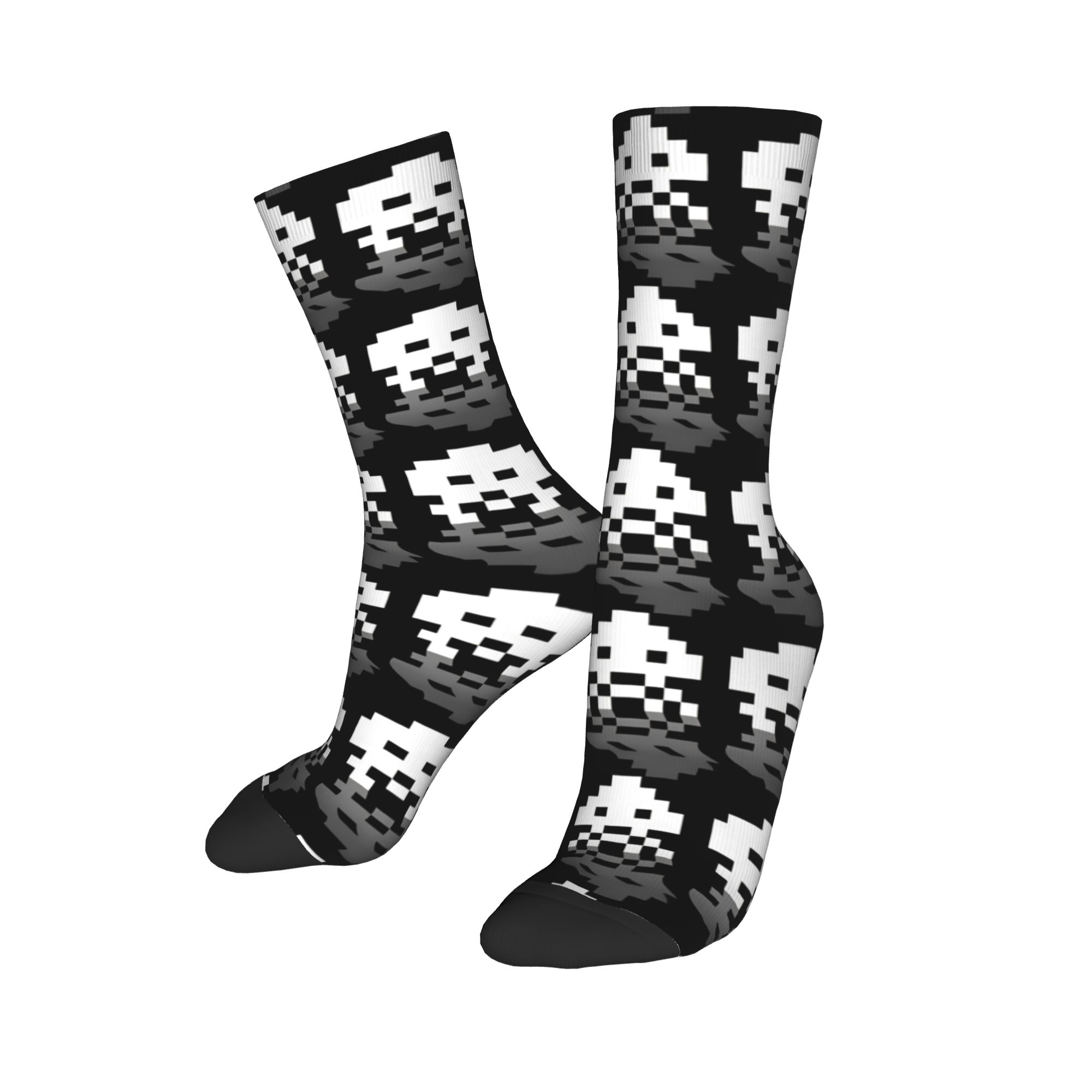 Retro Gaming Space - Kaus Kaki Basket Cool Space Invaders