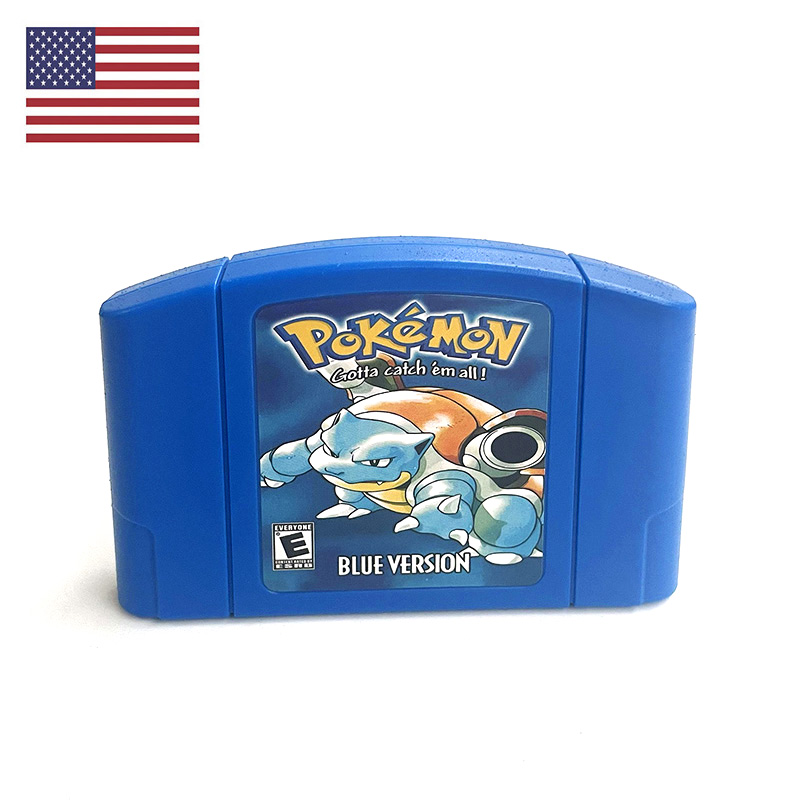 Retro Gaming Fun - Konsol Game Retro N64 Pokemon Blue