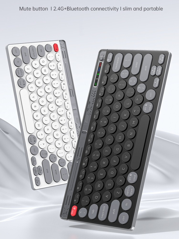 Retro Gaming Ipad - Keyboard Typec Charging 2.4G + Bluetooth