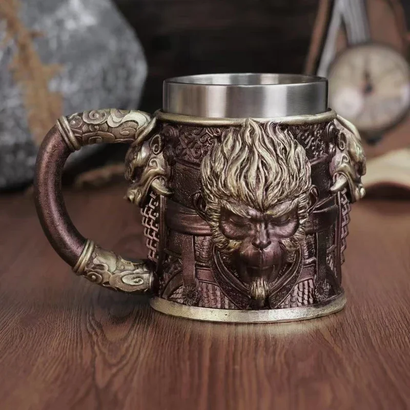 Retro Gaming Gifts For Men - Mug Bir Resin Black Myth Wukong