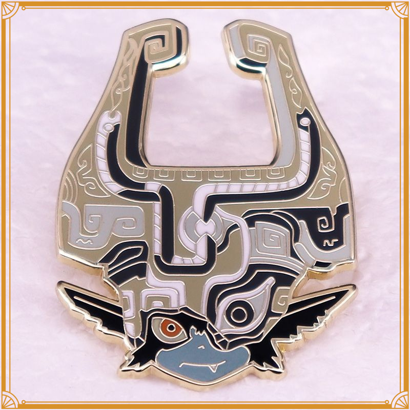 Retro Gaming Zelda - Bros Pin Segitiga Kekuatan Legend of