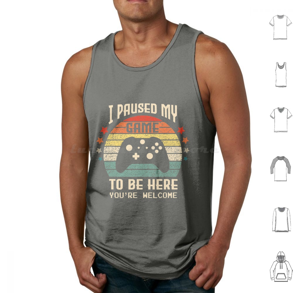 Retro Gaming Gifts For Men - Saya Menjeda Permainan Saya Untuk Berada