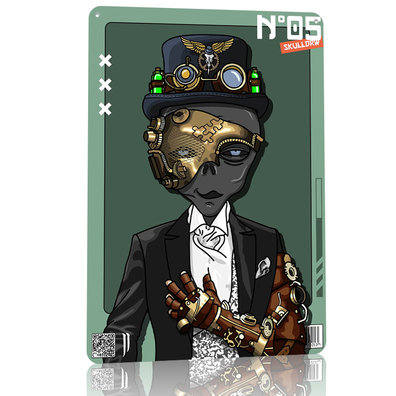 Poster Proyek ALIEN N05 Retro  - Retro Gaming Gifts For Men ulasan dan harga