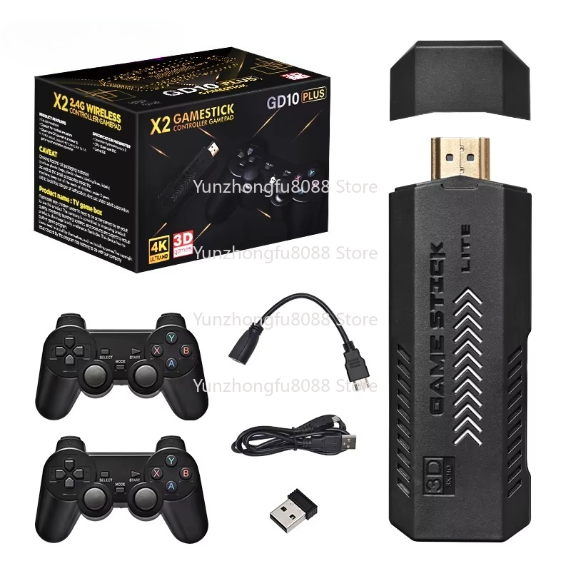 L GD10 Plus Game Stick 4k Blac - Retro Gaming X2 ulasan dan harga