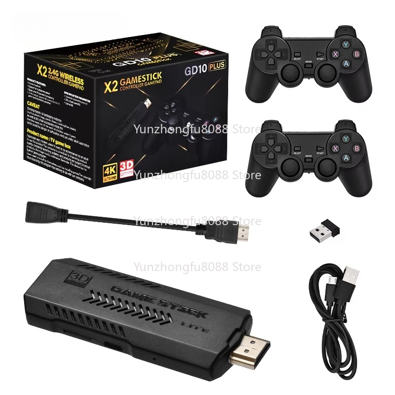 L GD10 Plus Game Stick 4k Blac - Retro Gaming X2 ulasan dan harga