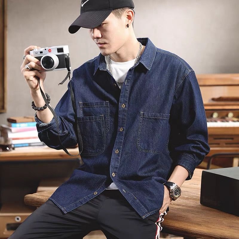 Kemeja Lengan Panjang Pria Gay - Retro Gaming Jacket ulasan dan harga