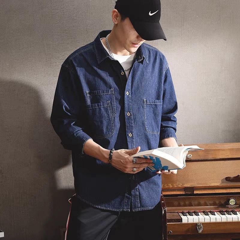 Kemeja Lengan Panjang Pria Gay - Retro Gaming Jacket ulasan dan harga