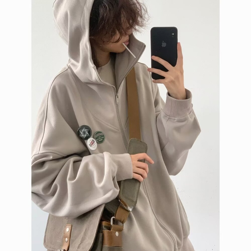 Setelan jaket Hoodie ritsletin - Retro Gaming Jacket ulasan dan harga