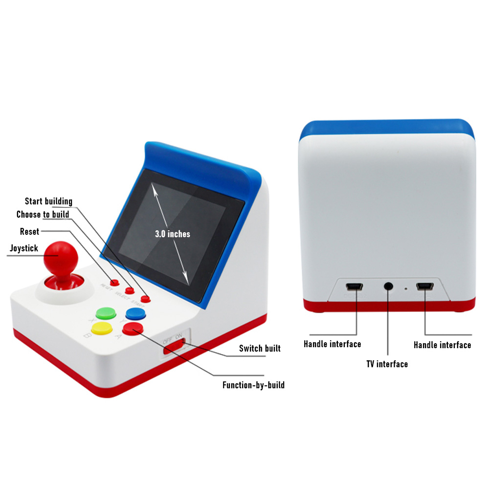 360 Video games3 inci 8bit por - Retro Handheld Console ulasan dan harga