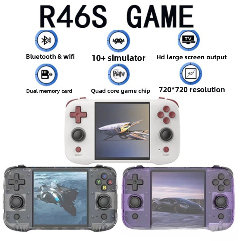 Konsol Game Genggam Retro R46S - Retro Handheld Console ulasan dan harga