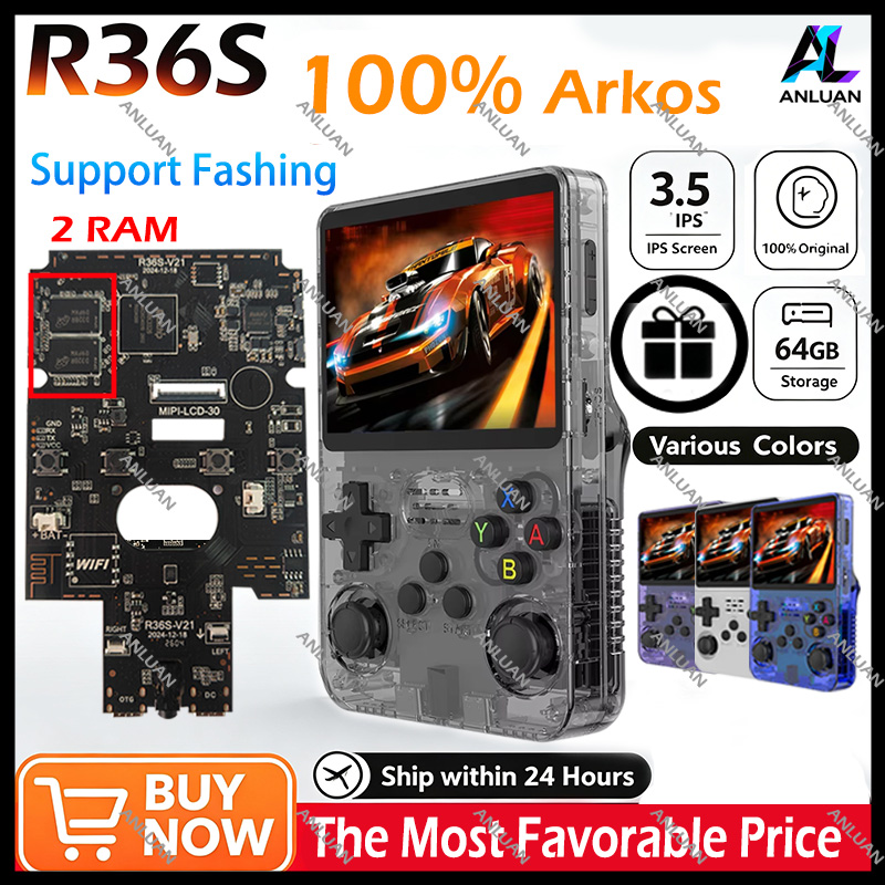 Konsol Game Genggam Retro R36S - Retro Gaming Emulator ulasan dan harga