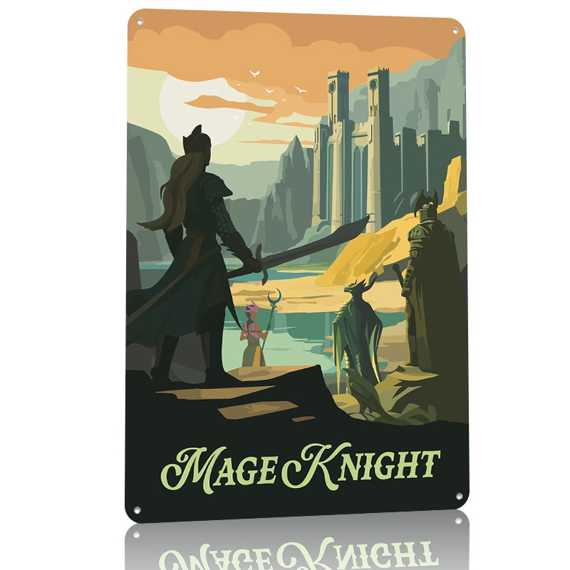 Poster Cetak Terinspirasi dari - Retro Knight Gaming ulasan dan harga