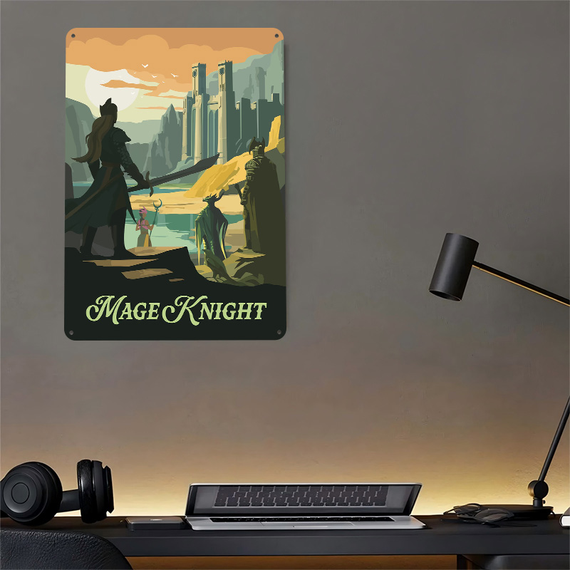 Poster Cetak Terinspirasi dari - Retro Knight Gaming ulasan dan harga