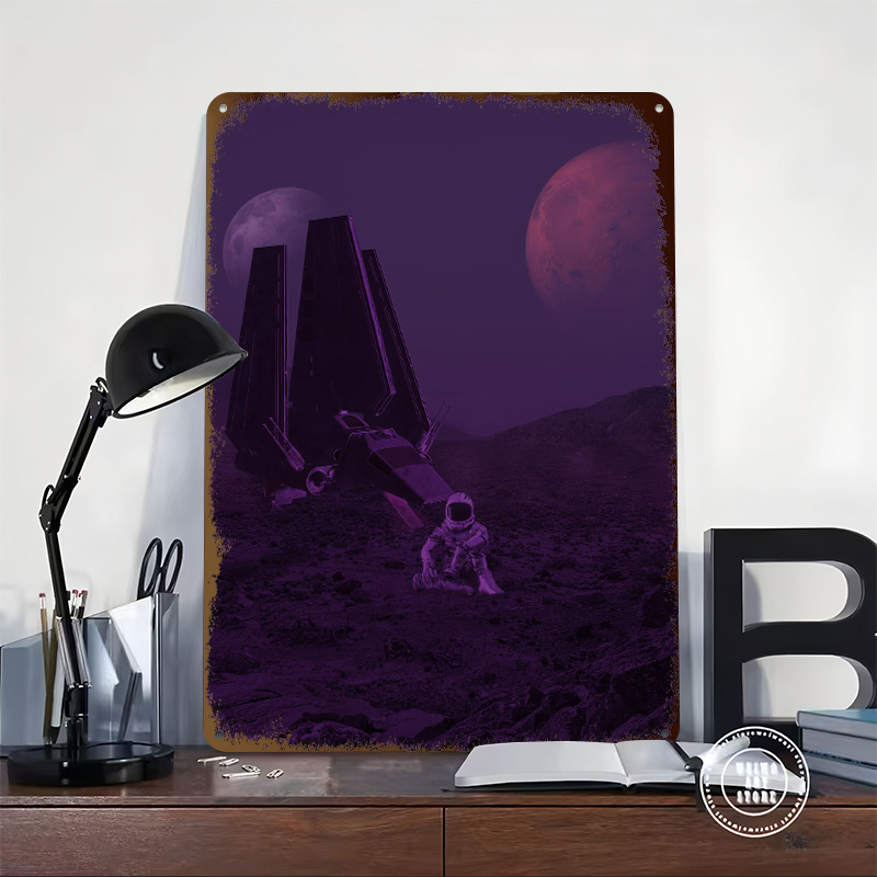 Poster Logam Perjalanan Luar A - Retro Gaming Space ulasan dan harga