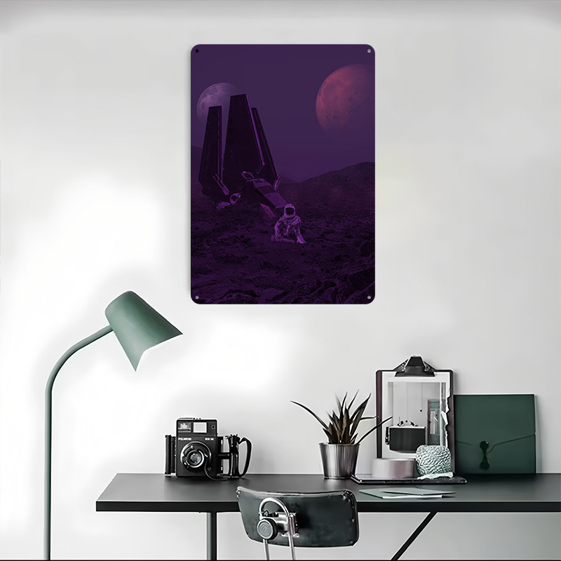 Poster Logam Perjalanan Luar A - Retro Gaming Space ulasan dan harga