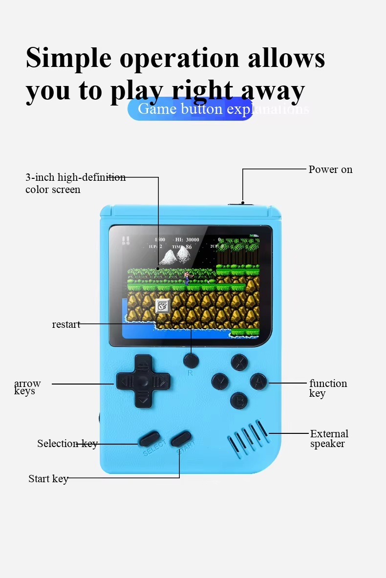 400 Dalam 1 Permainan MINI Kon - Retro Gaming Emulator ulasan dan harga