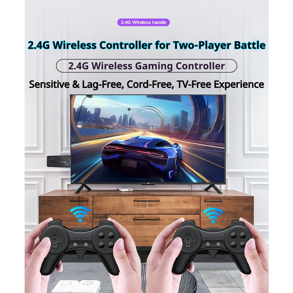 Konsol Game Stick Retro 4K Por - Retro Gaming Emulator ulasan dan harga