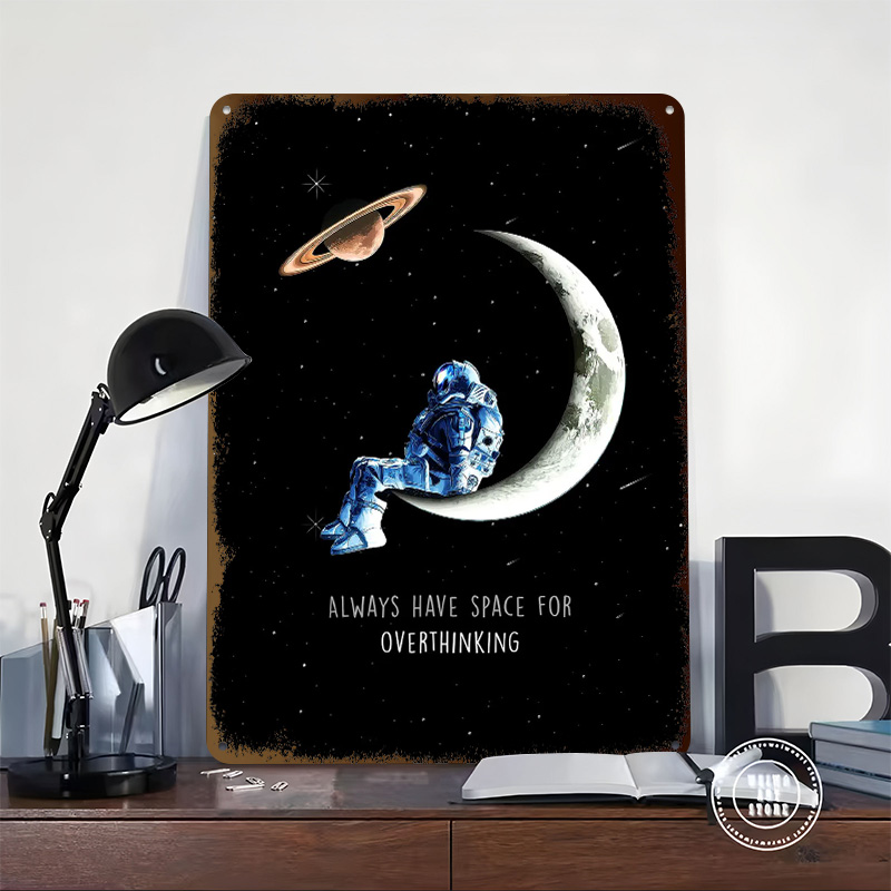 Poster Tinplate dengan Tulisan - Retro Gaming Space ulasan dan harga