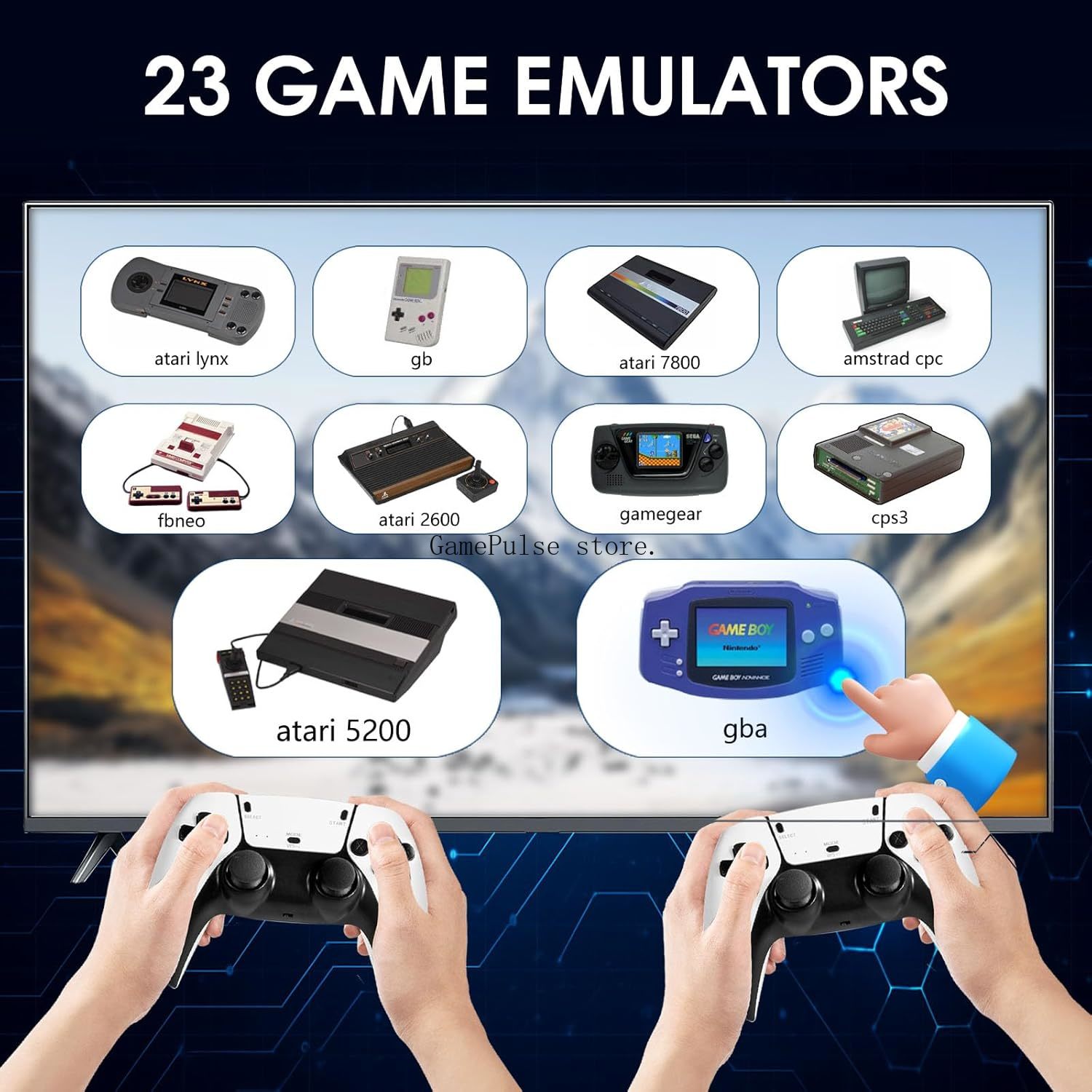 GamePulse 2026 Konsol Game Ret - Retro Gaming Emulator ulasan dan harga