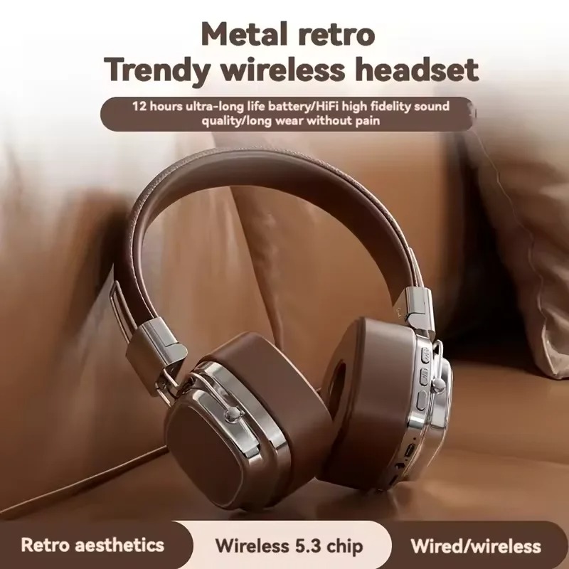 Headset Bluetooth Lipat 5.3 Ba - Retro Gaming Phone ulasan dan harga