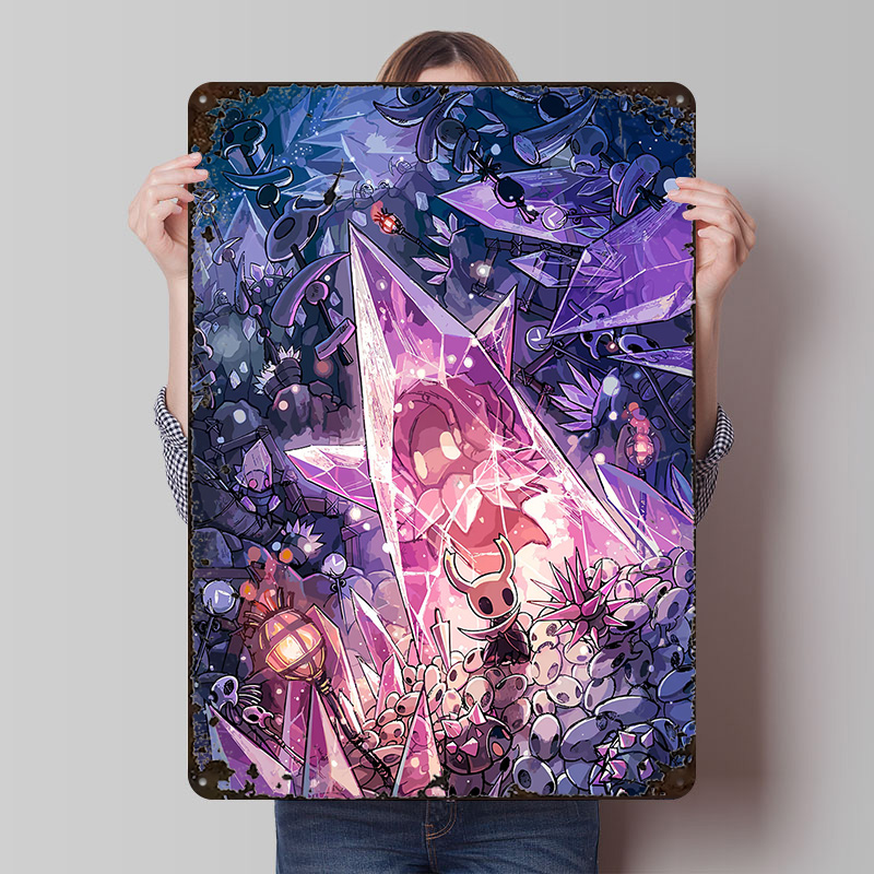 Poster Tinplate Game Hollow Kn - Retro Knight Gaming ulasan dan harga