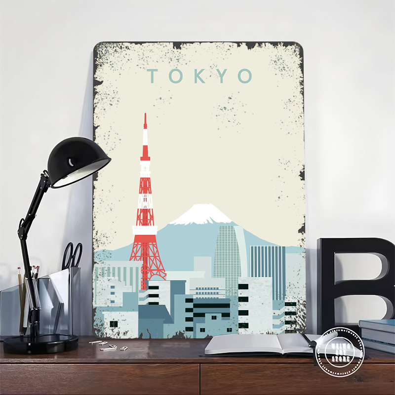 Poster Tokyo Retro 3D Cetak Lo - Retro Gaming Gifts For Men ulasan dan harga