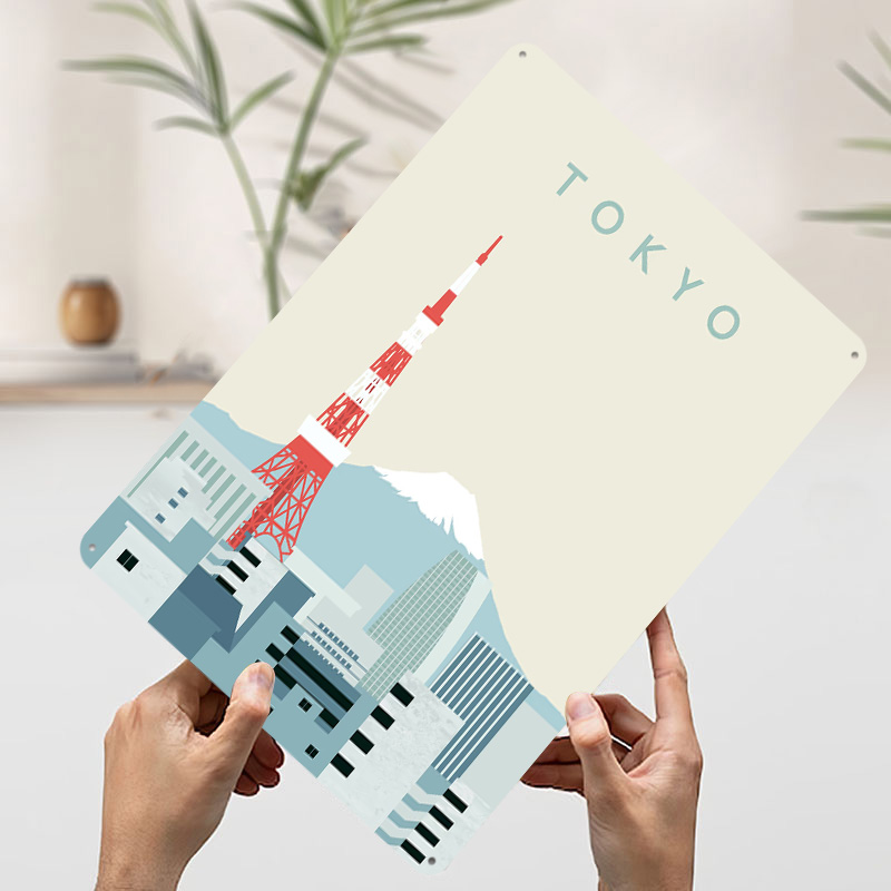 Poster Tokyo Retro 3D Cetak Lo - Retro Gaming Gifts For Men ulasan dan harga