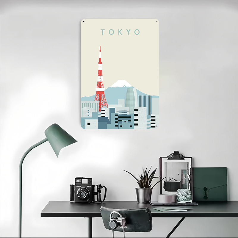 Poster Tokyo Retro 3D Cetak Lo - Retro Gaming Gifts For Men ulasan dan harga