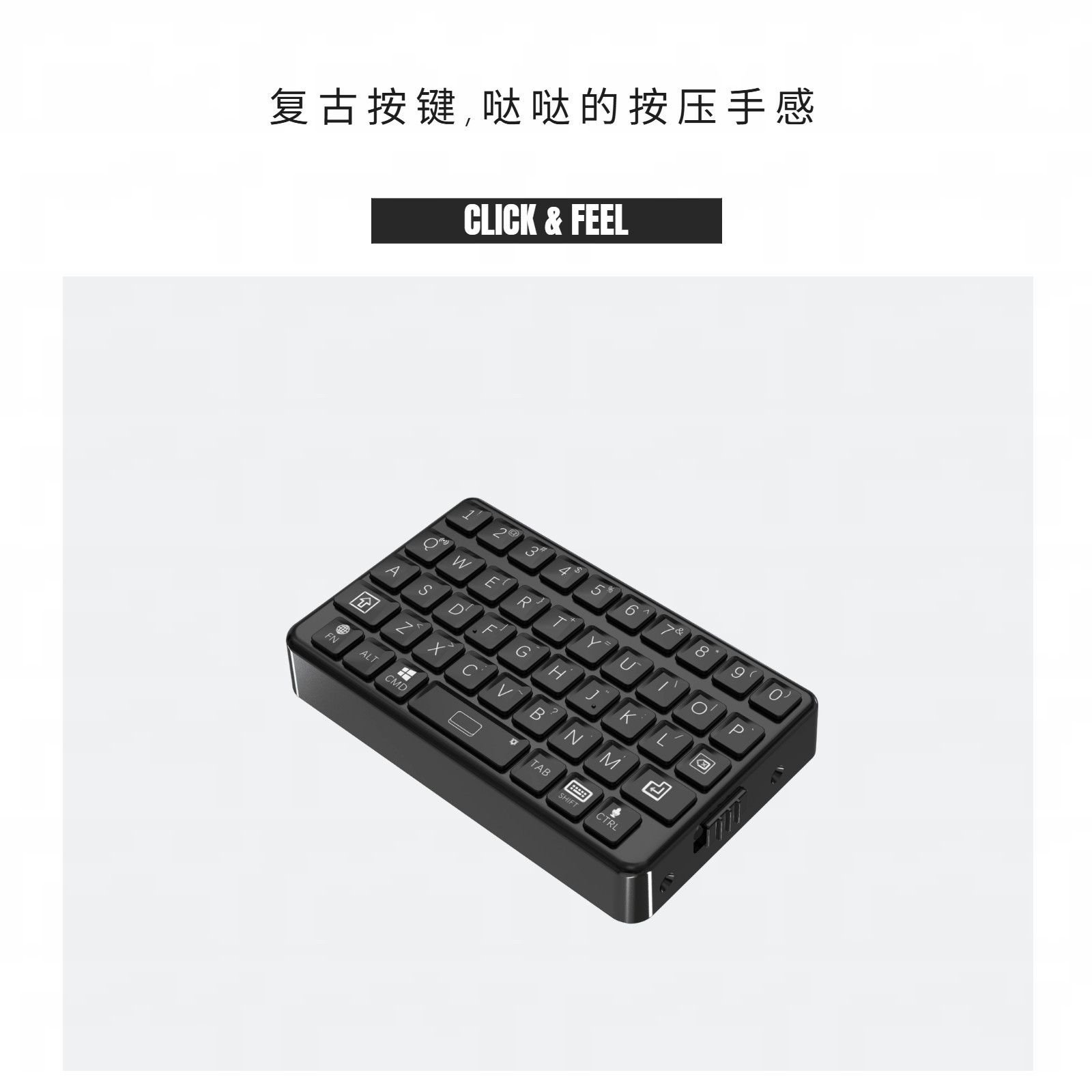 EXknight Retro Mini Keyboard B - Retro Gaming Phone ulasan dan harga
