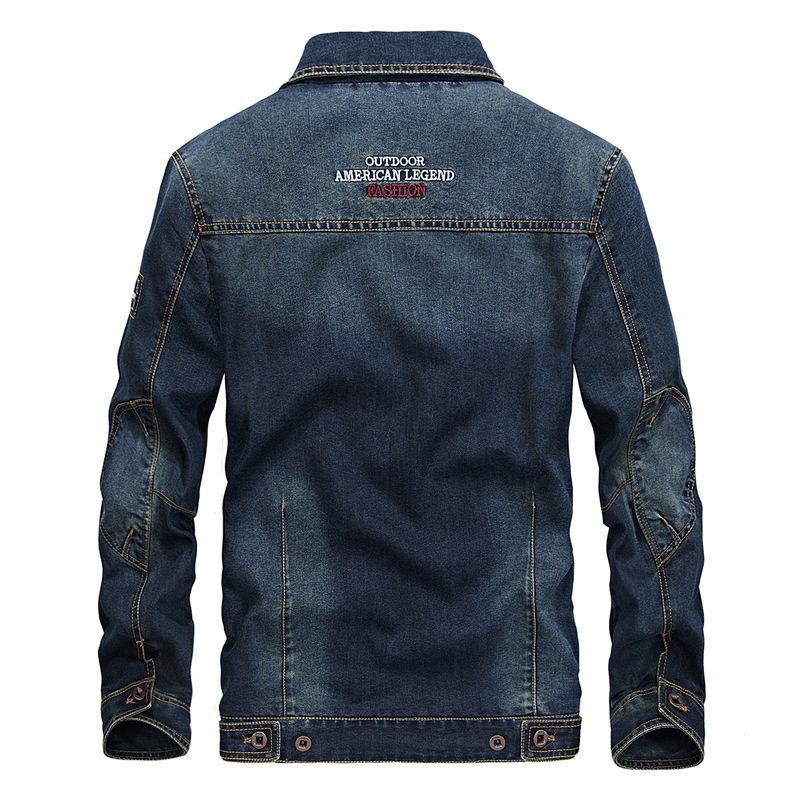 Jaket Denim Pria Berkualitas T - Retro Gaming Jacket ulasan dan harga