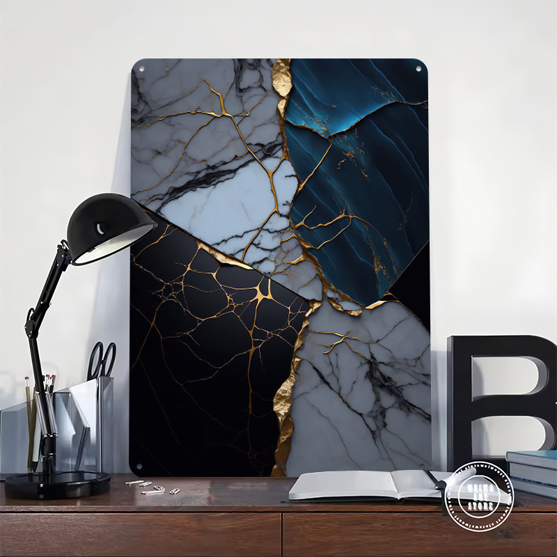 Poster Kintsugi Marmer Abstrak - Retro Gaming Gifts For Men ulasan dan harga