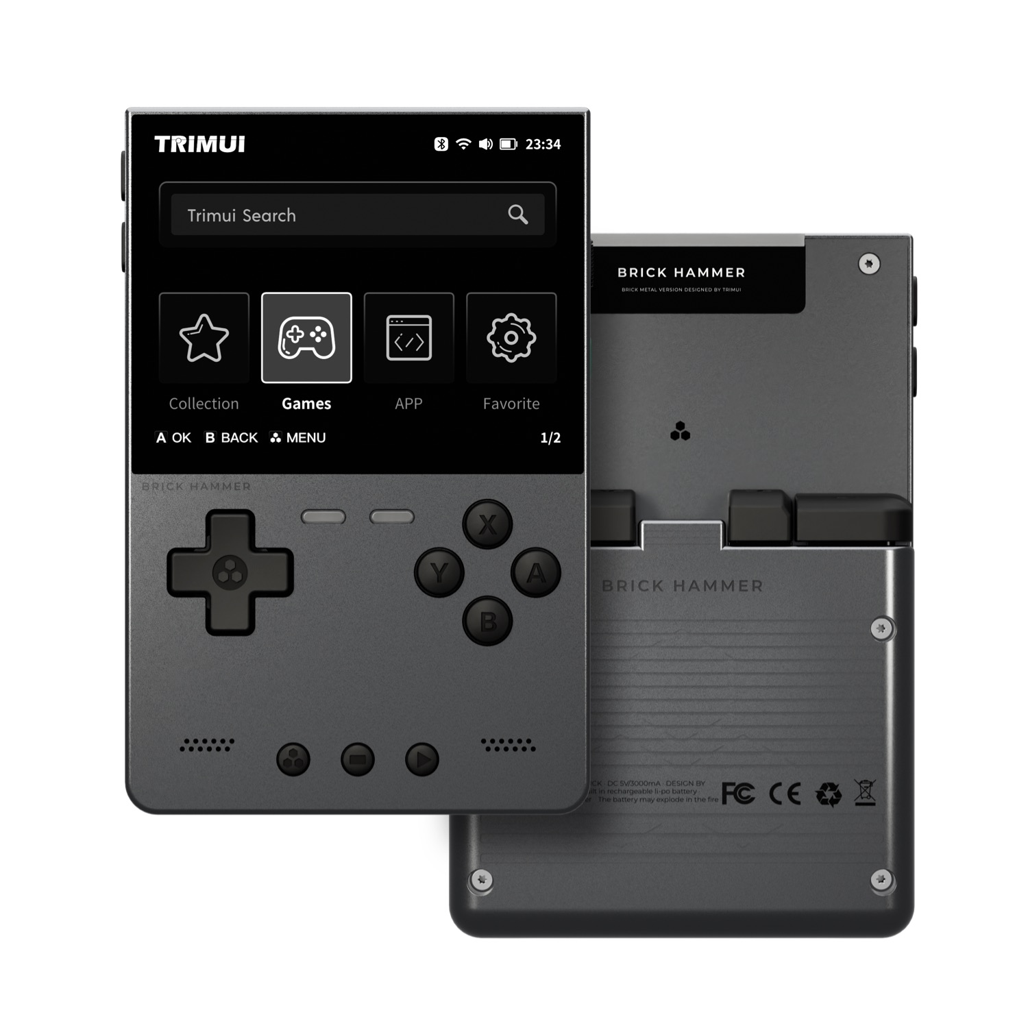 TRIMUI BRICK HAMMER Konsol Gam - Retro Gaming Phone ulasan dan harga