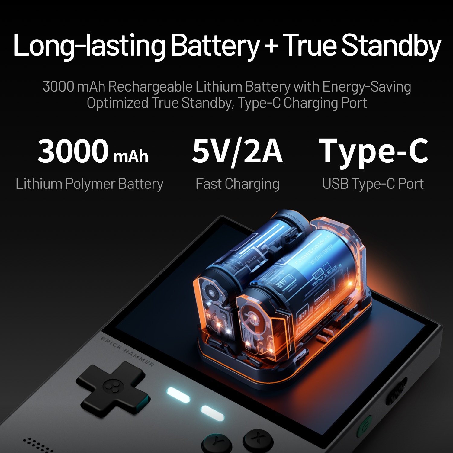 TRIMUI BRICK HAMMER Konsol Gam - Retro Gaming Phone ulasan dan harga
