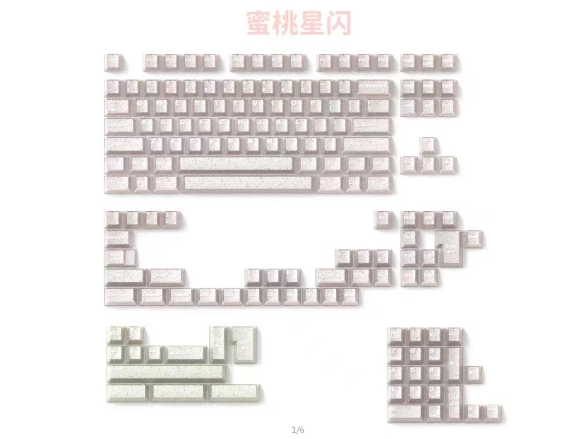 172 Tombol/Set Keycaps Double  - Retro Gaming Space ulasan dan harga