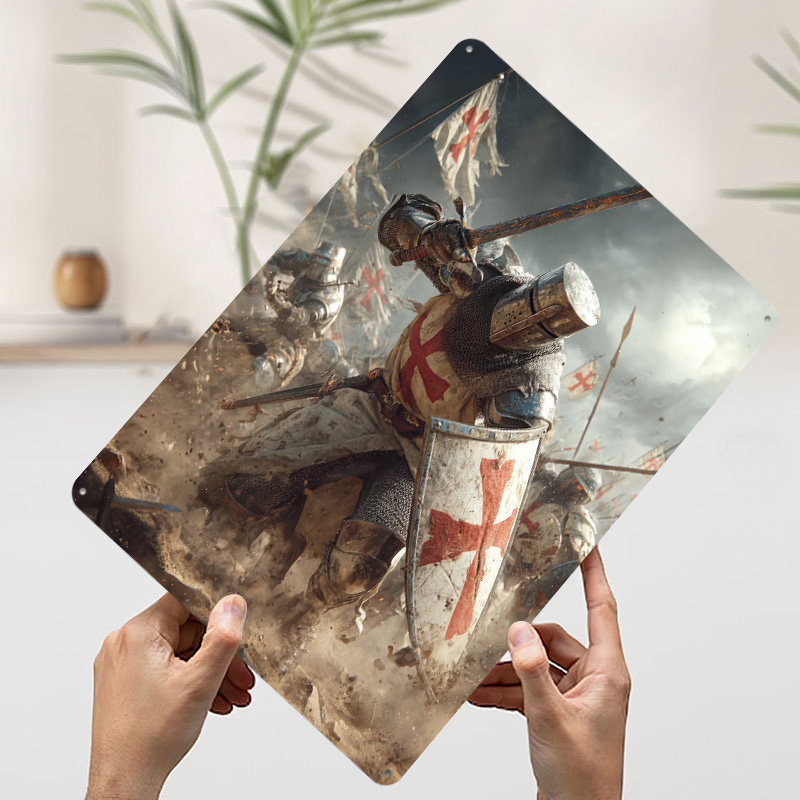 Poster Tekstur Cetak 3D Crusad - Retro Knight Gaming ulasan dan harga