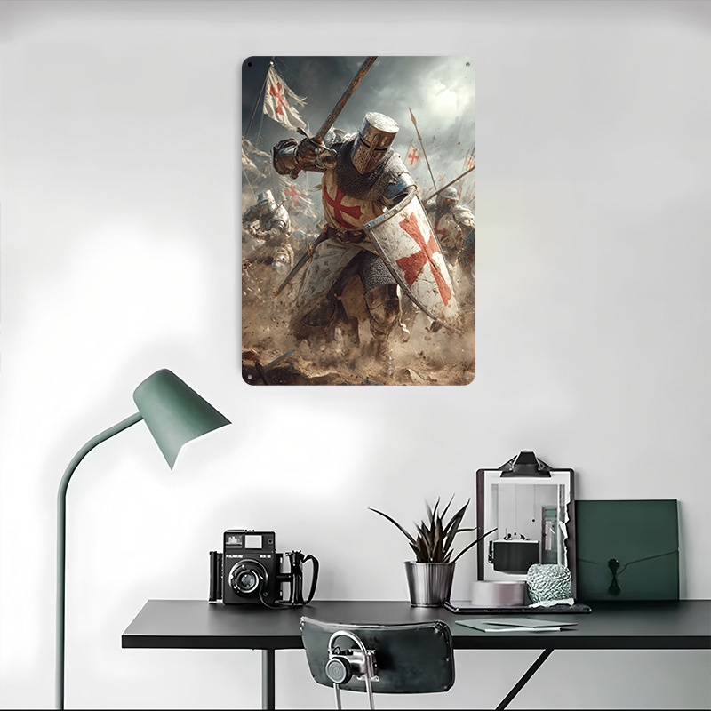Poster Tekstur Cetak 3D Crusad - Retro Knight Gaming ulasan dan harga