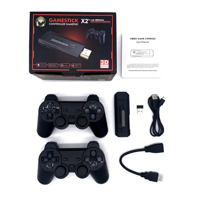 X2 Plus 3D Game Stick Konsol V - Retro Gaming X2 ulasan dan harga