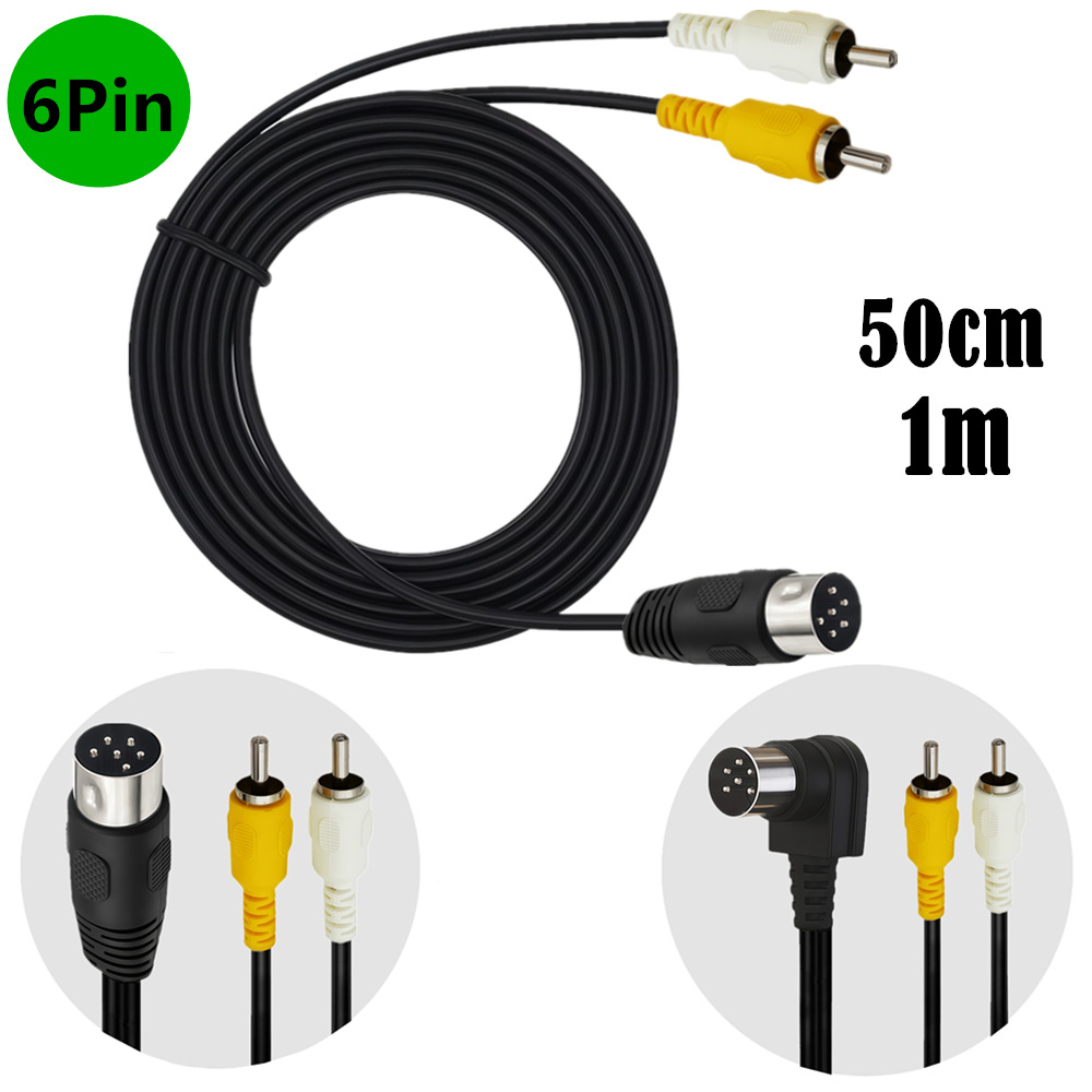 Kabel Sinyal AV Komposit DIN 6 - Retro Gaming Cables ulasan dan harga
