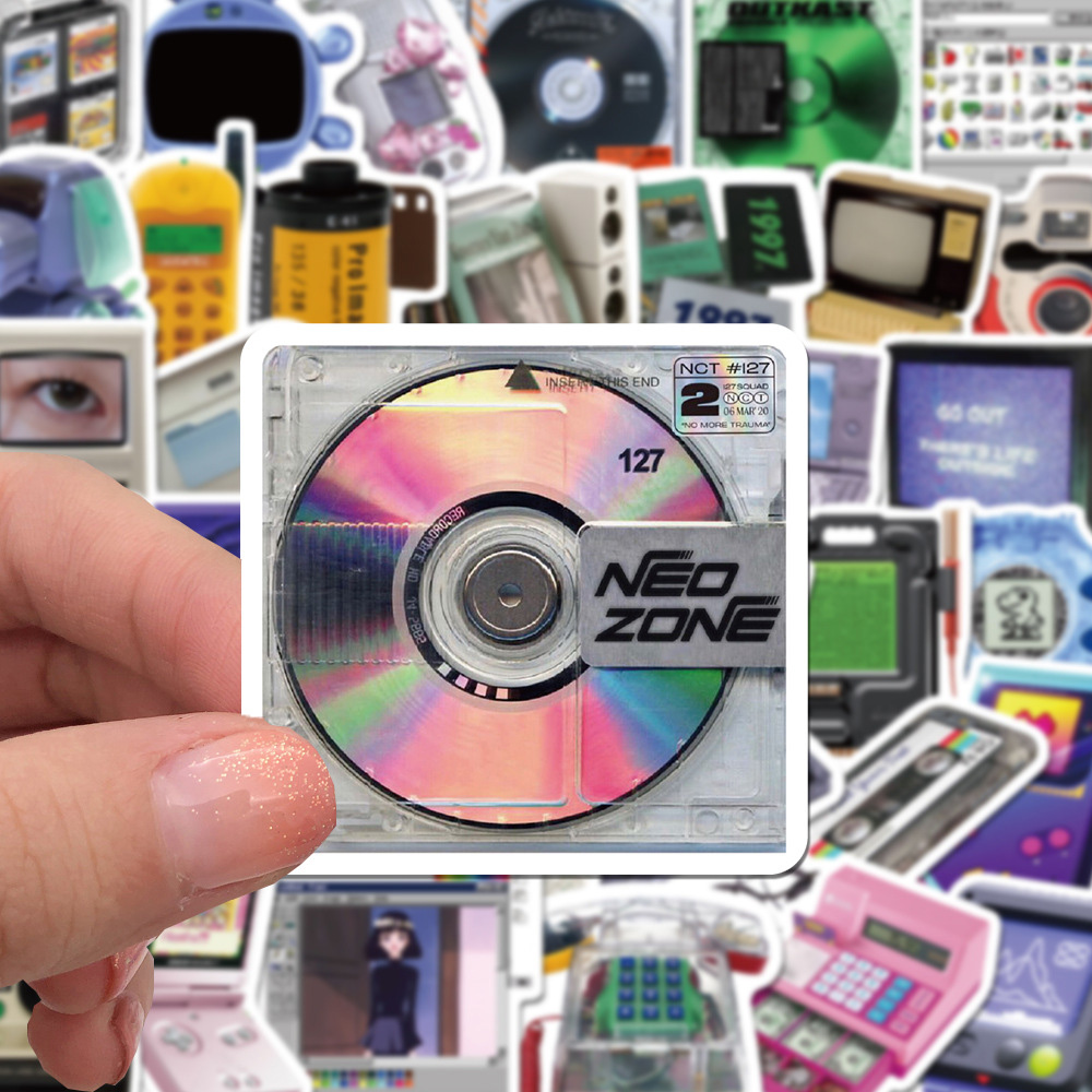 10/30/50 Buah Stiker Kartun Ko - Retro Gaming Phone ulasan dan harga