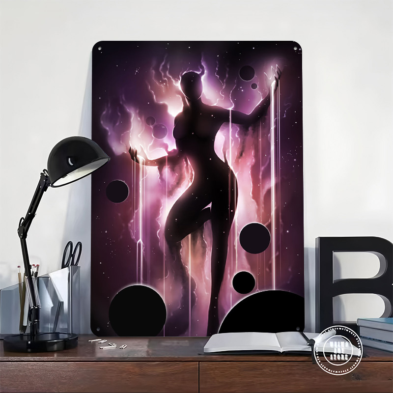 Poster Wanita Luar Angkasa Lai - Retro Gaming Space ulasan dan harga