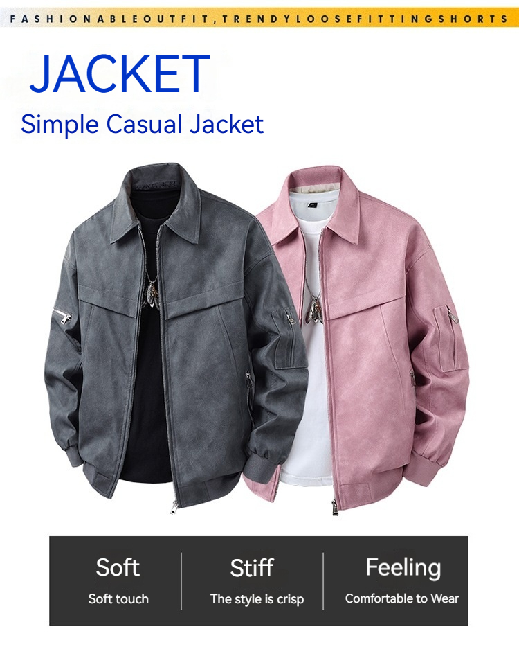Jaket Bomber Kulit Retro Pria  - Retro Gaming Jacket ulasan dan harga